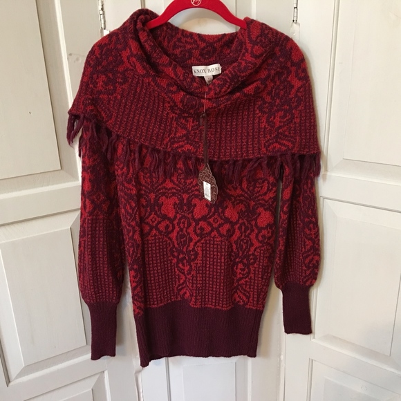 Knox Rose Red Sweater - Picture 1 of 8